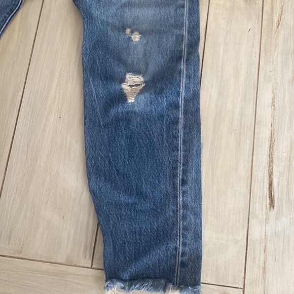 Levi’s Premium Denim Wedgie Blue Jeans Distressed 26 - Picture 6 of 8